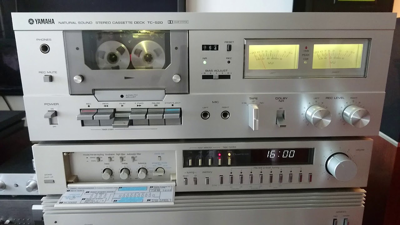 YAMAHA TC-520 NATURAL SOUND STEREO CASSETTEDECK