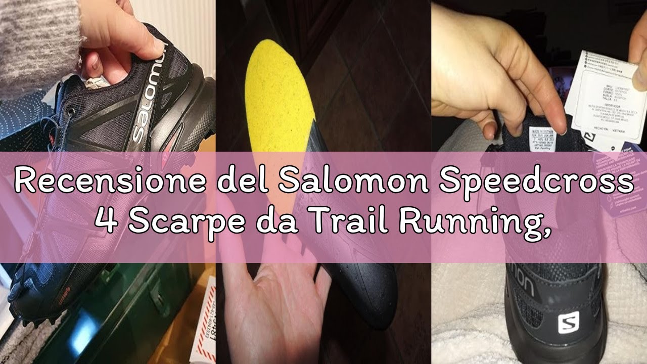 Recensione del Salomon Speedcross 4 Scarpe da Trail Running, Donna