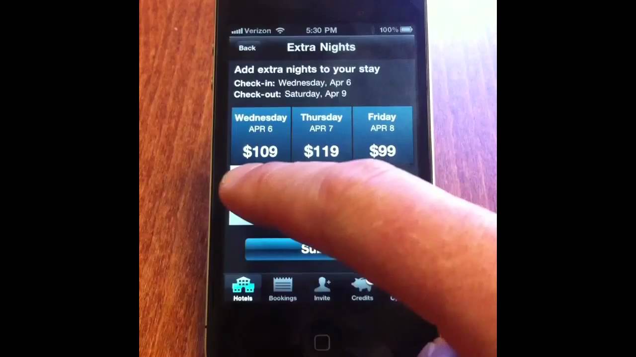 Multi-Night Booking With Hotel Tonight