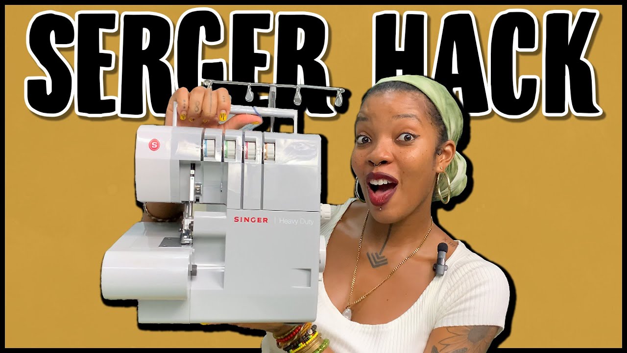 How To Thread A Serger/Overlock (SINGER 14HD854)