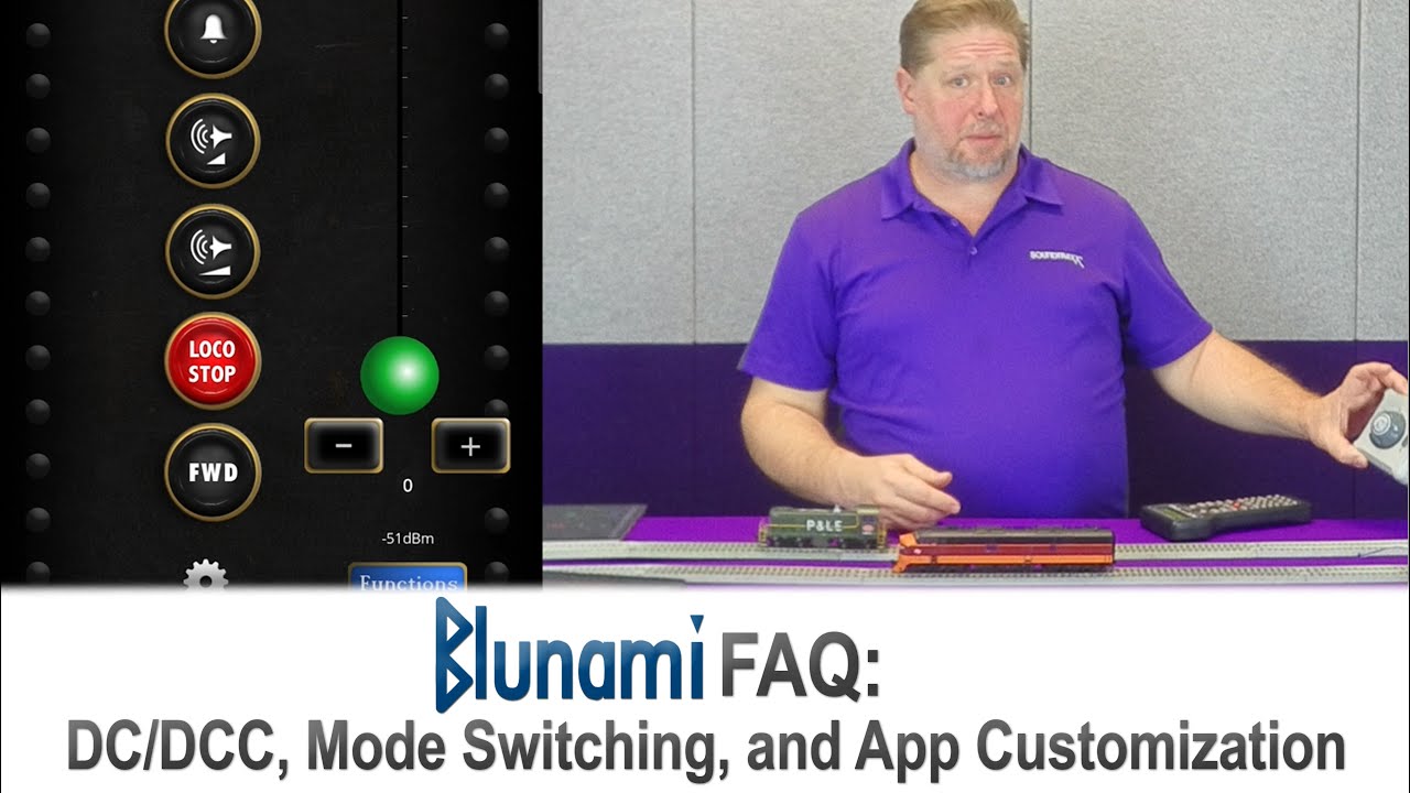 Blunami FAQ: DC/DCC Operation, Mode Switching, and App Customization