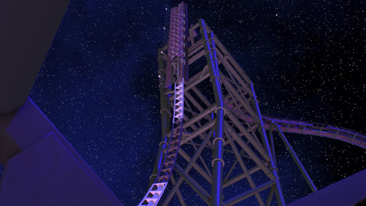 Galaxstar (Vekoma Tilt Coaster) - No Limits 2 x FVD++