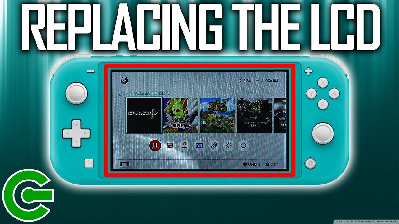 REPLACING THE NINTENDO SWITCH LITE LCD SCREEN