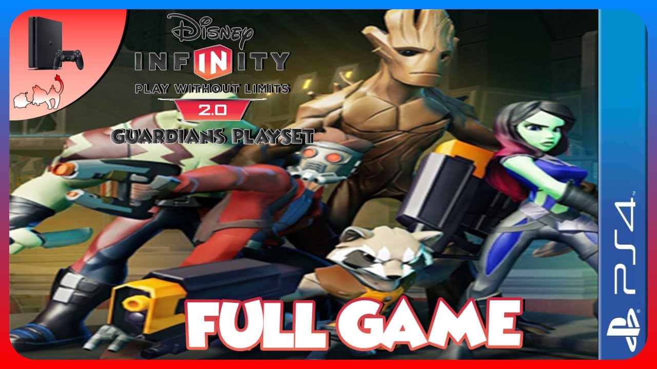 Disney Infinity 2.0 Guardians of The Galaxy Playset Full Game Longplay (PS4)