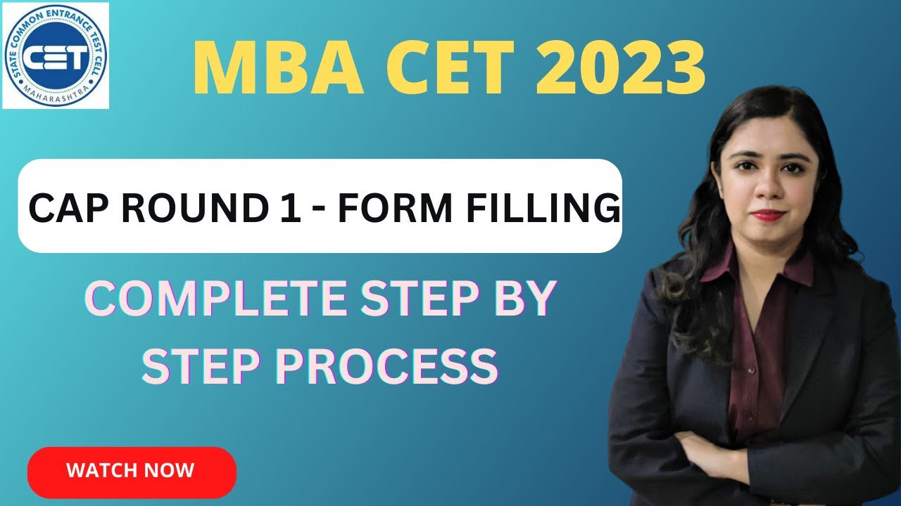 How to Fill MBA CET 2023 CAP ROUND 1 FORM ?? COMLETE STEP BY PROCESS FOR FORM FILLING !!