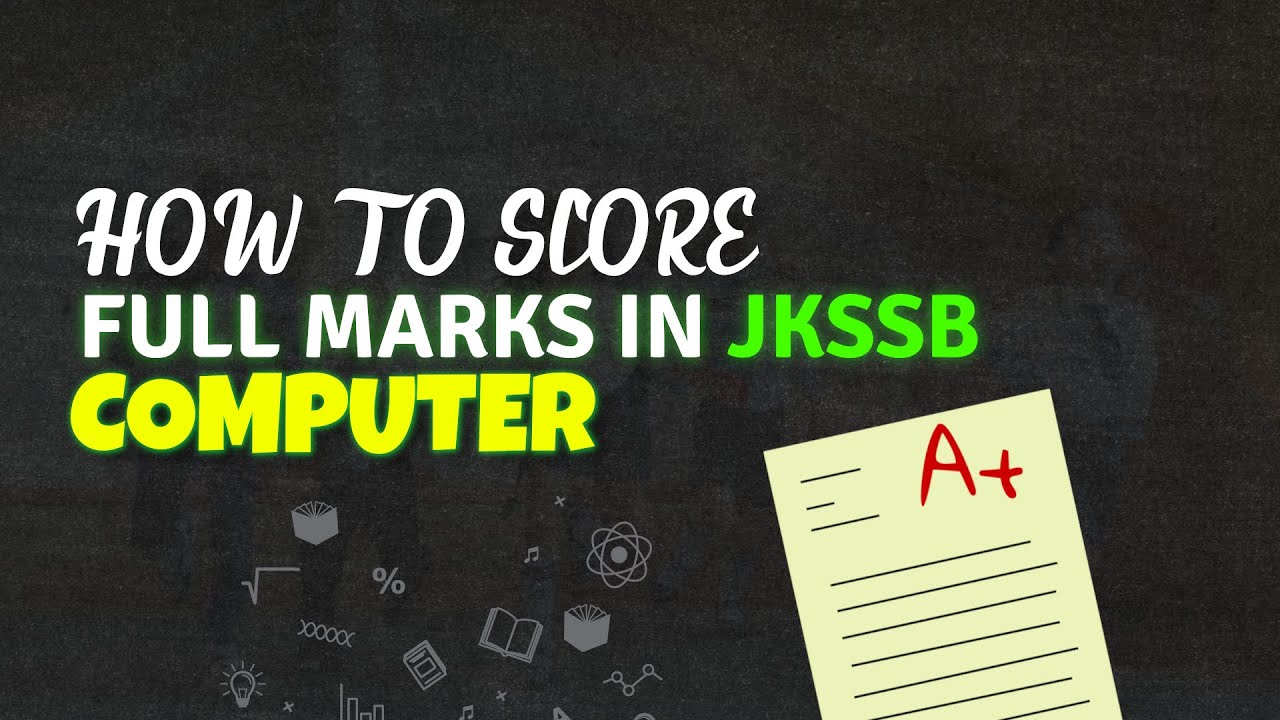 How to Score Full Marks in the JKSSB Computer Section