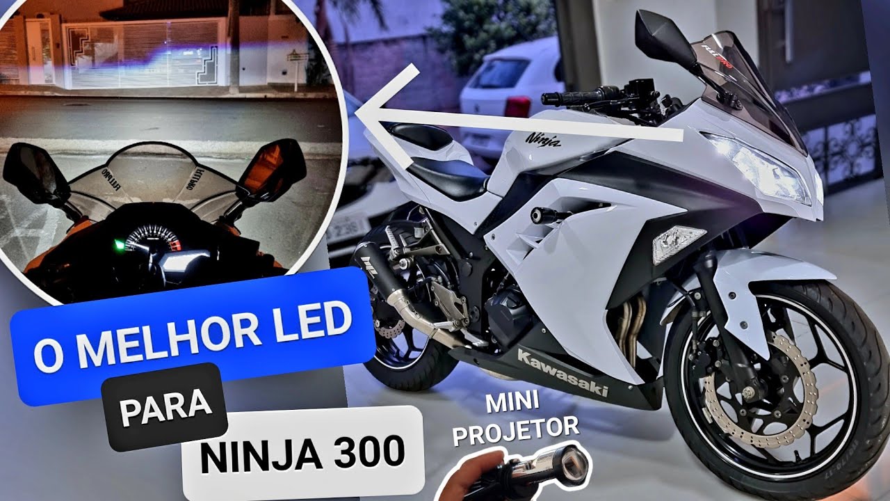 Led Projetor na Ninja 300