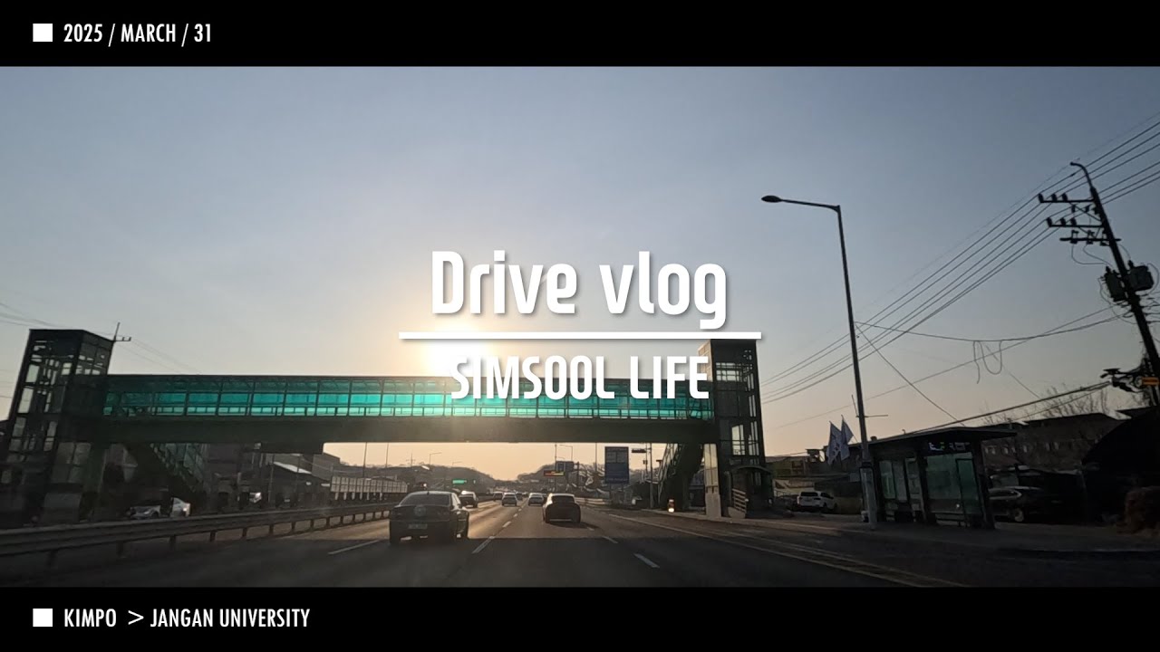 2025 0331 출근 Driver Vlog SIMSOOL 김포 김포TG 시흥TG 서서울TG 매송IC 화성 장안대