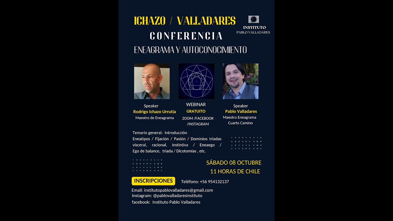 ICHAZO / VALLADARES. 1ra CONFERENCIA. Eneagrama y Autoconocimiento. Gurdjieff. Ichazo. Naranjo. Jung