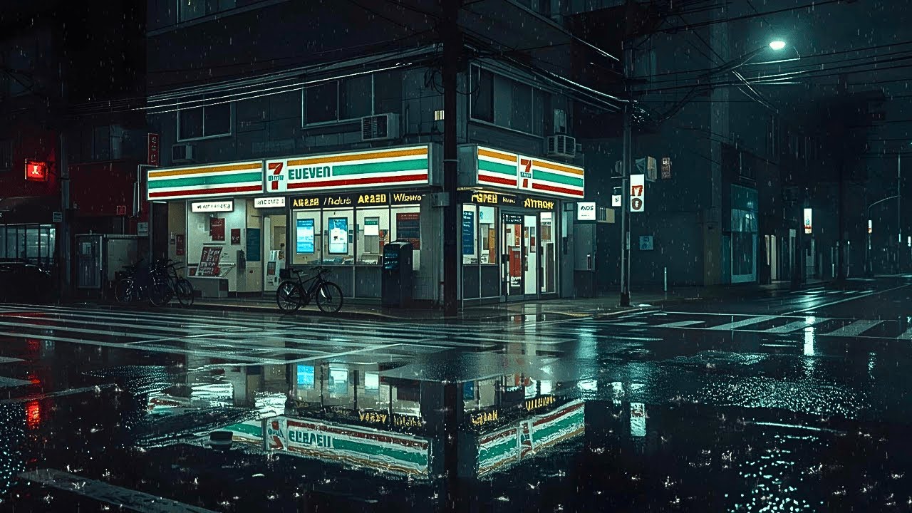 Tokyo Midnight Rain 🌧️ — Cozy Tokyo Rain & Lofi for Deep Sleep