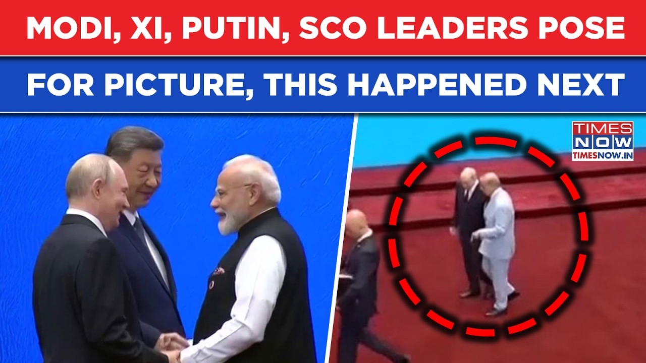 Modi, Putin, Xi At Kyrgyzstan SCO, Pak's Sharif Rushes Towards Russian Prez, Candid Moments On Cam