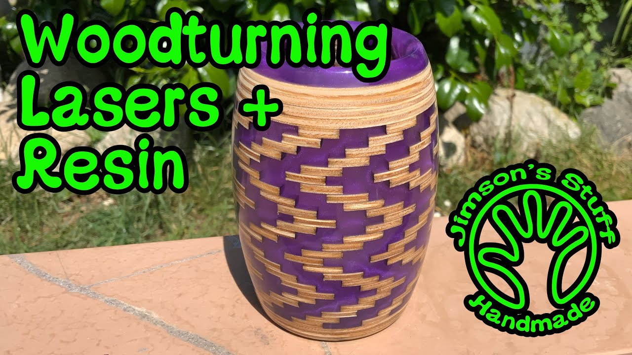 Woodturning - Resin and Laser Project