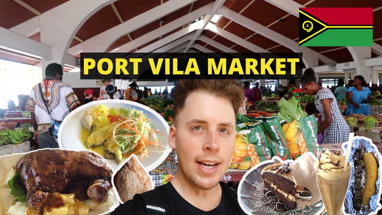 Port Vila, Vanuatu Market Food Tour - Cheap Local Food