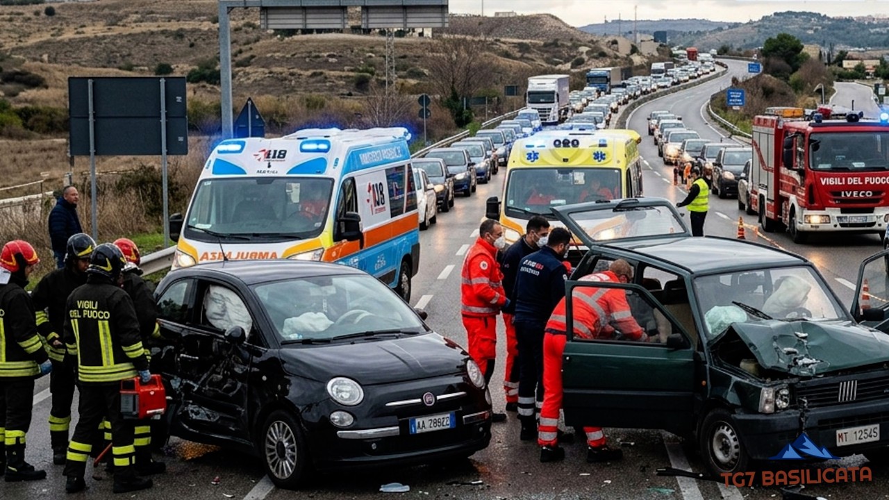 TG7 Basilicata News | Incidente frontale un morto • Un'altro incidente a Lavello • Calcio