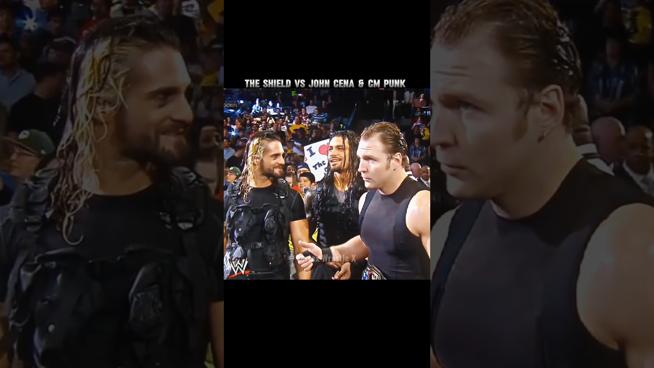 The Shield vs John Cena & Cm Punk 🔥🥶| 2-on-3 Handicap Match 😱☠️| Smackdown 2013 🥵 Edit