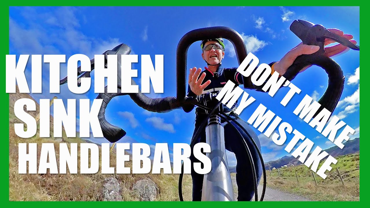 Kitchen sink handlebars by Redshift - don't make this mistake