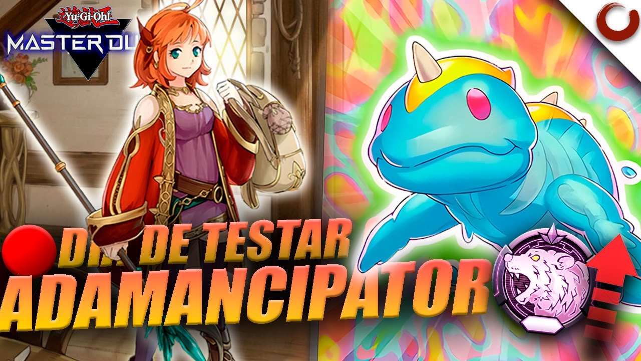 🔴COMO JOGAR COM O *NOVO* DECK ADAMANCIPATOR! Atrocidades virão...┃Yu-Gi-Oh! Master Duel  Live