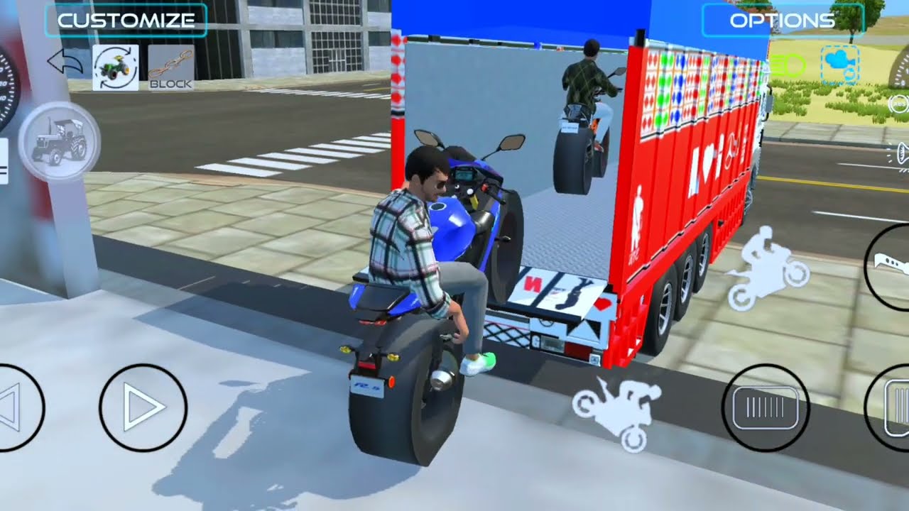 New Bike transport mission🥰 Bike loading & long drive delhi to gujarat‼️ #indianvehicalsimulator3d 
