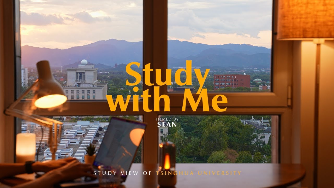 2-Hour Study with Me / Tsinghua University at Dusk 🌇 / Pomodoro 50-10 / Relaxing Lo-Fi / Day 172