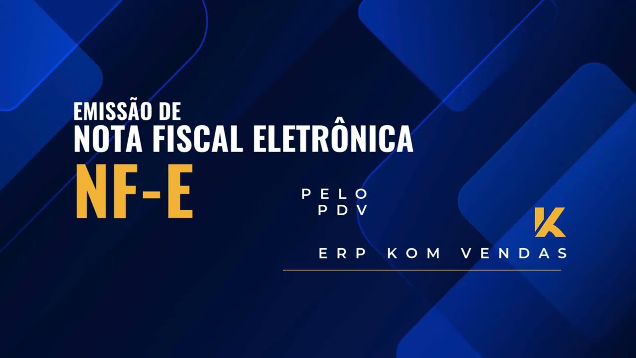 ERP KOM Vendas - Emissão de NF-e pelo PDV
