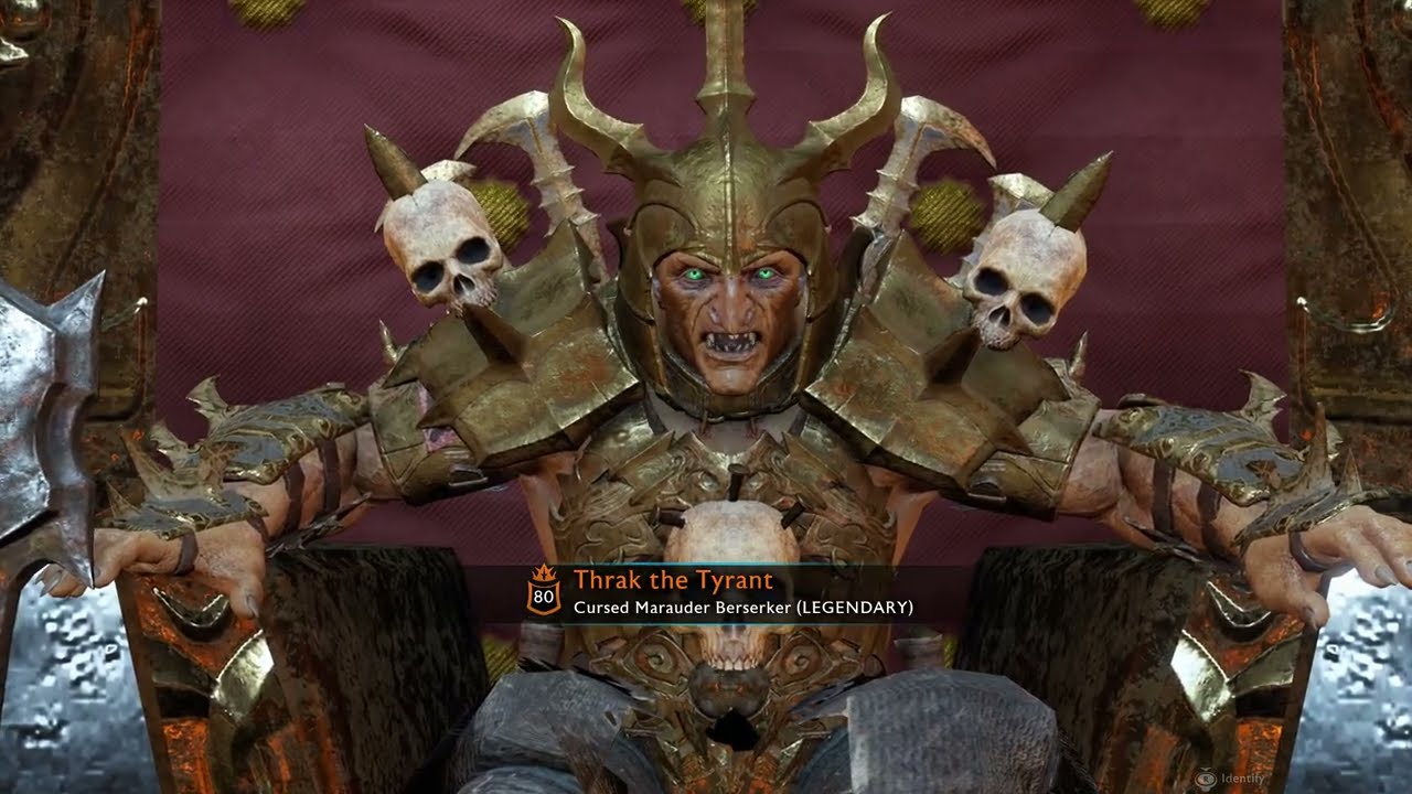 Middle Earth  Shadow of War i beated a hacked Orc Overlord