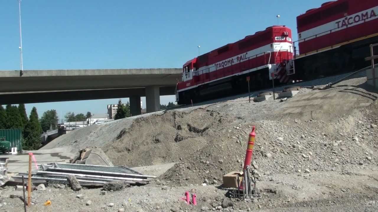Lakewood Subdivision first train up the new connector.
