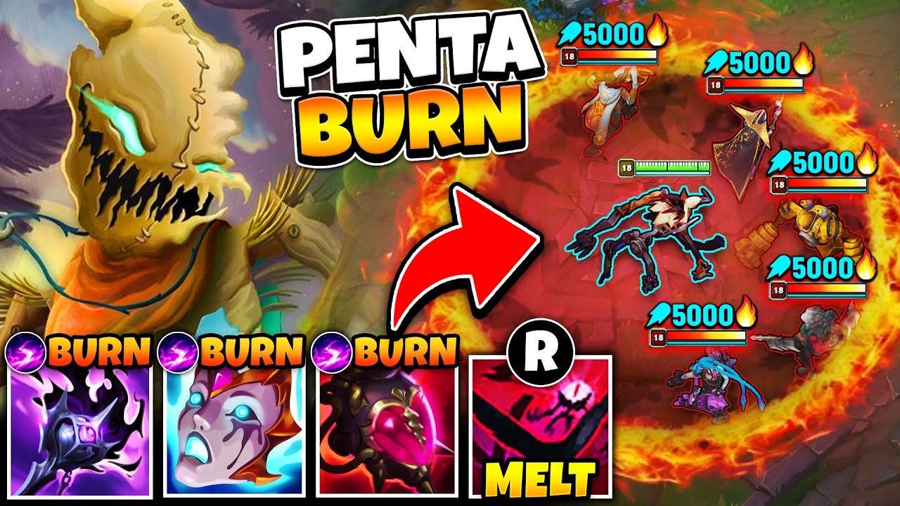 Fiddlesticks but I apply 5 burns at once and melt everything (PENTABURN ULTIMATE)