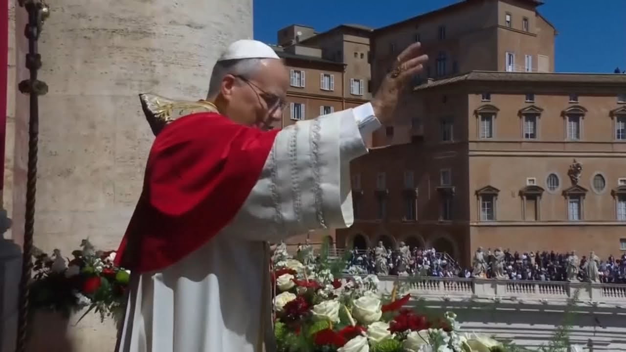 Pope Leo urges peace in first Easter Mass