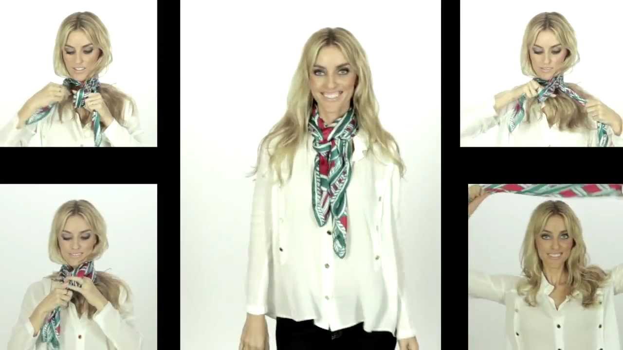 Dicas de Amarrações Scarf Me: Pescoço