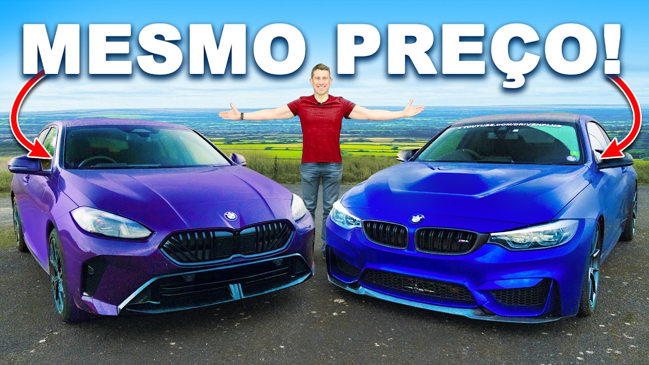 BMW Série 1 de £40k vs BMWs Clássicos de £40k: Antigo vs Novo
