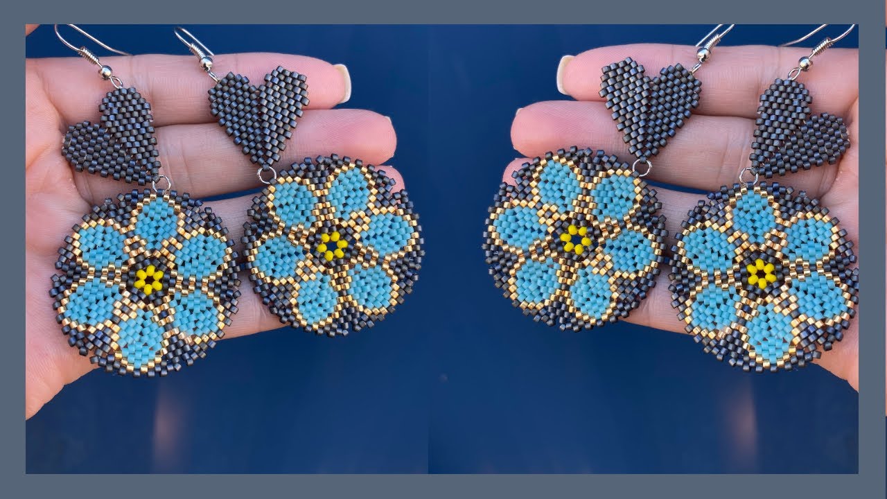 PEYOTE TRIANGULAR / ARETES / ARETES DE MIYUKI