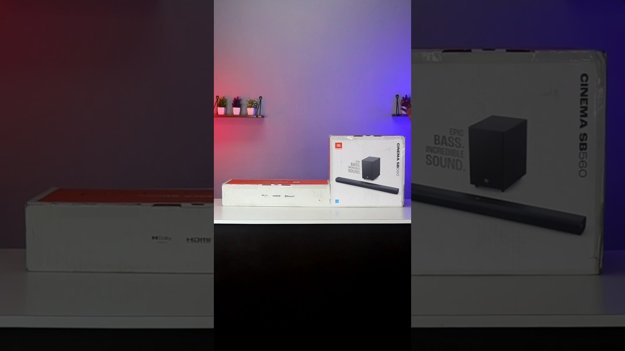 Jbl Cinema SB560/550 3.1 Soundbar | Quick Unboxing Audio Test | 250W | Wireless Subwoofer #soundbar