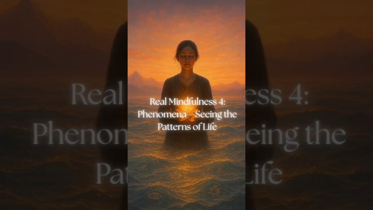 Real Mindfulness 4: Phenomena&mdash;Seeing the Patterns of Life  #mindfulness #meditation #wisdom