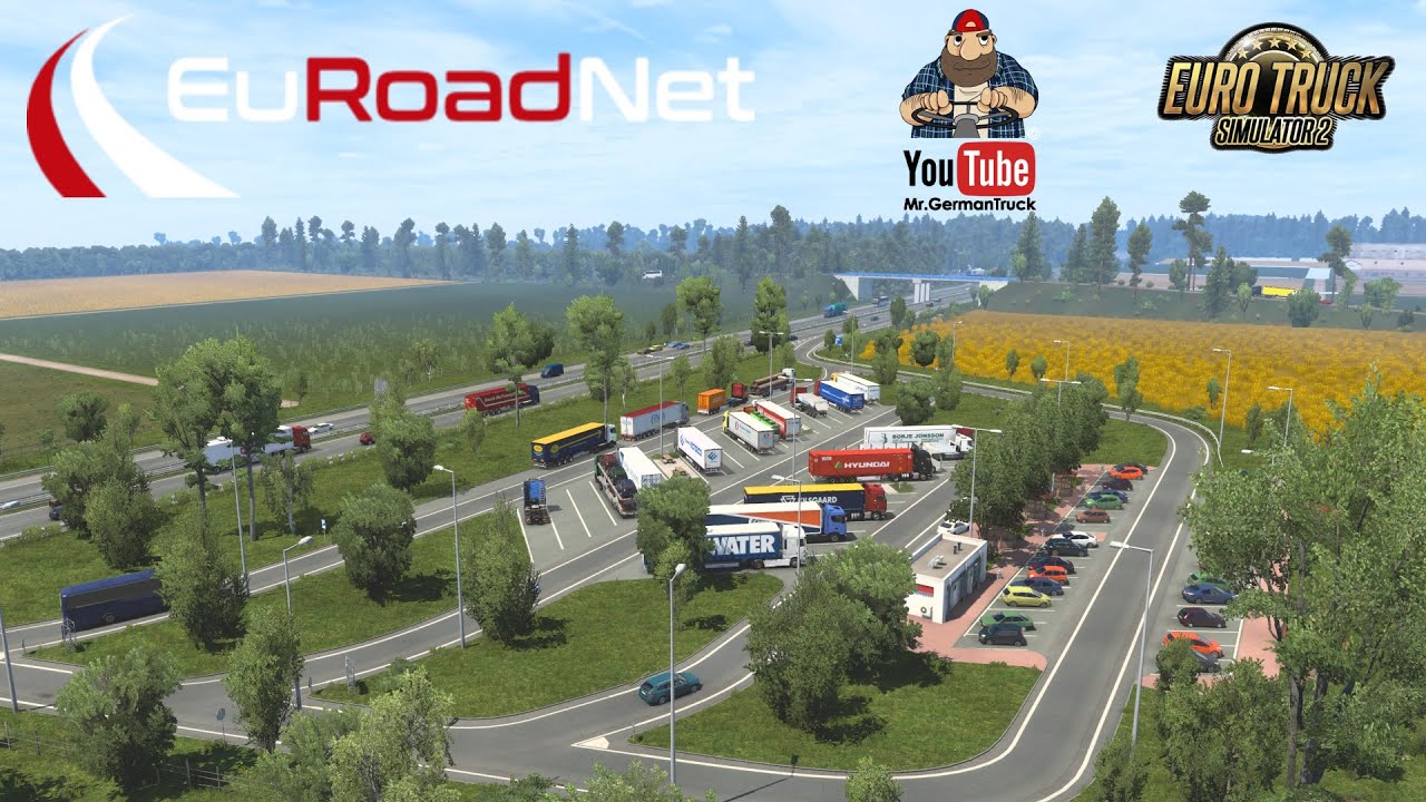 [ETS2 v1.47] EuRoadNet MAP v1.4b