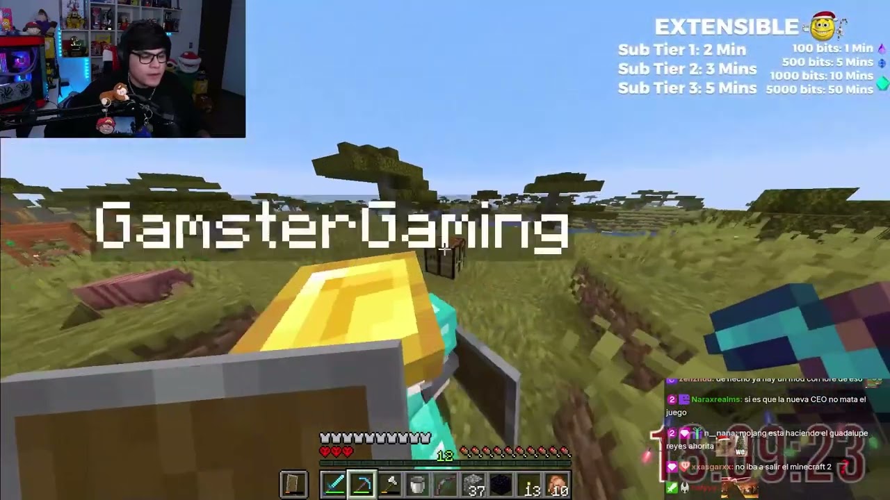ALDO GEO JUEGA MINECRAFT HARDCORE Y TERRARIA CON GAMSTER (EXTENSIBLE DÍA 6-7) PARTE 3