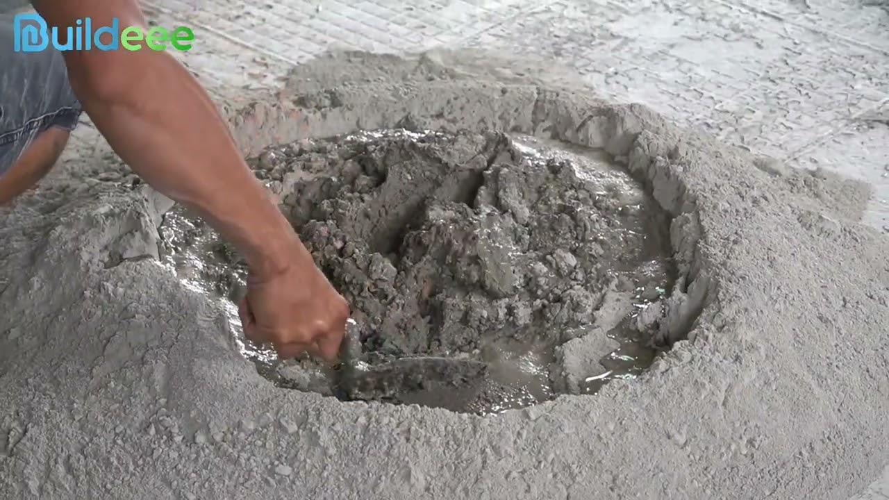 How to Mix and Apply Adhesive Cement to tiles