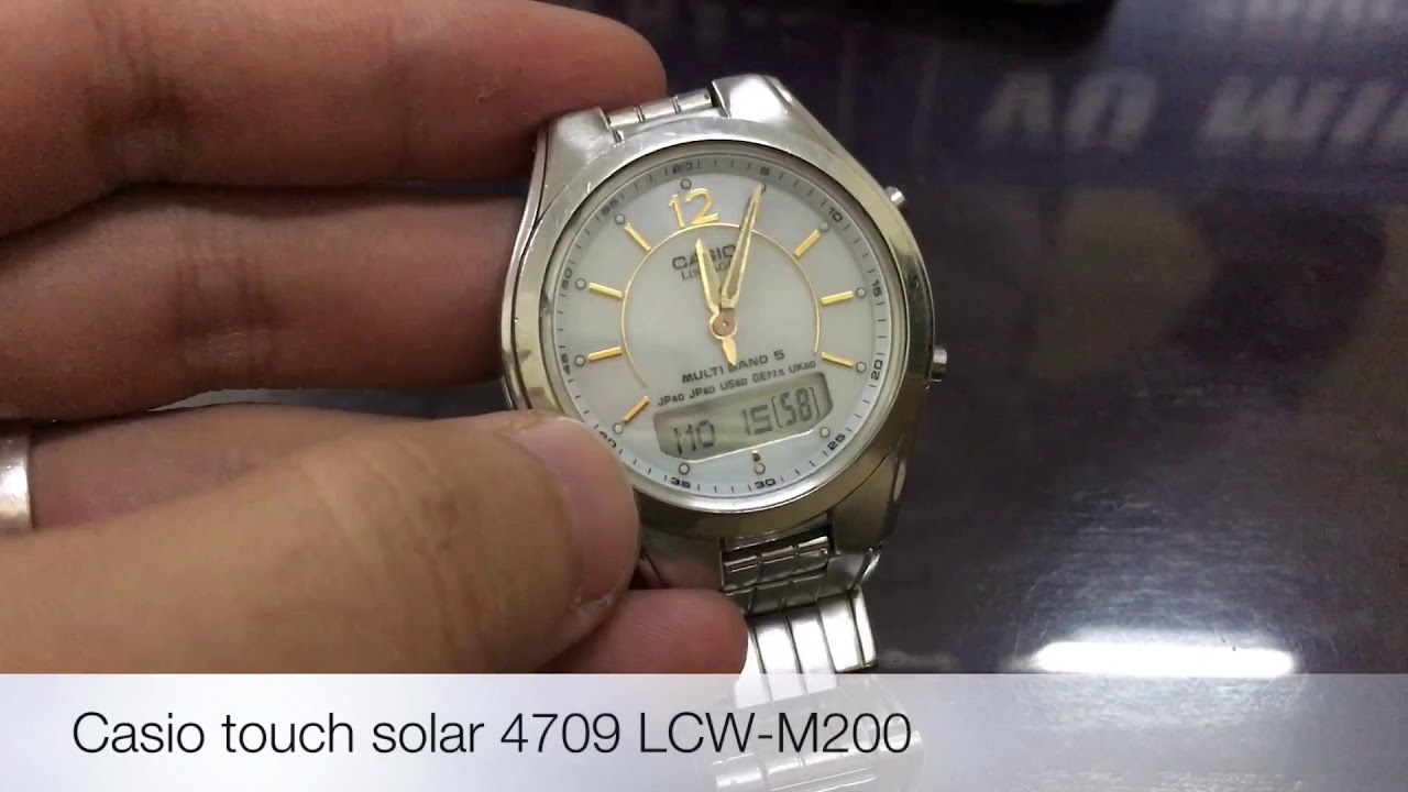 Casio touch solar 4709 LCW-M200