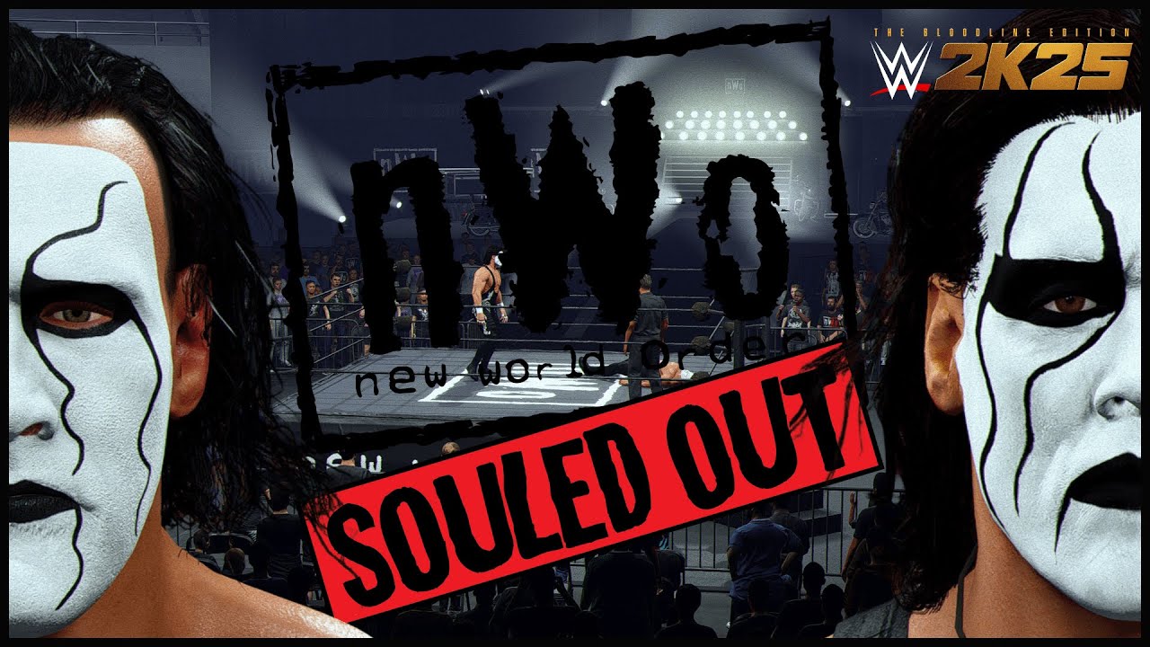WWE 2K25 /  WcW - N.w.O Sold Out ! Full Show
