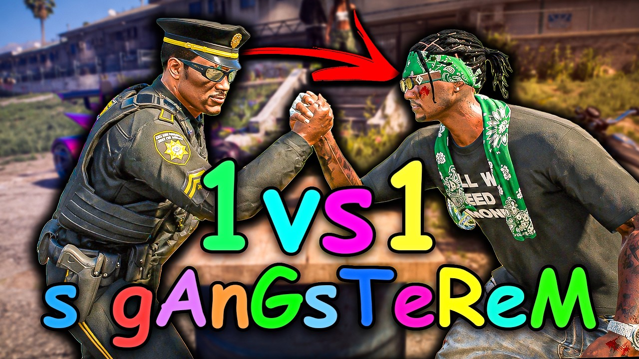 pOLiCiE vS gANgStEŘi z doWNToWnU - pORaZiLi jsEM jE ? ? ? | GTA 5 RP | GenK