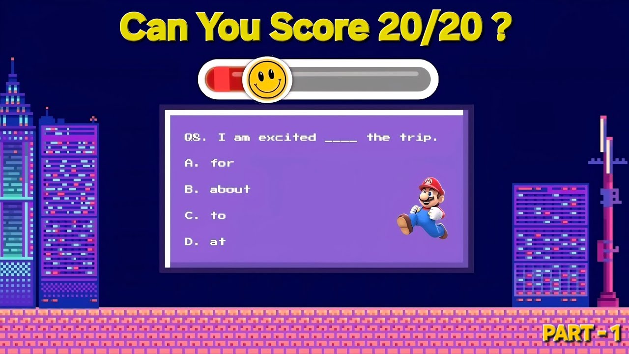 ​Can YOU Pass This Grammar Test? (99% Fail!) | 20/20?🎯 | Grammar Quiz | Let's Play Grammar!