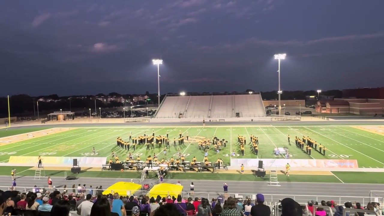 San Marcos High School Rattler Band 2025 Seguin marching festival Finals performance of dreamscapes 