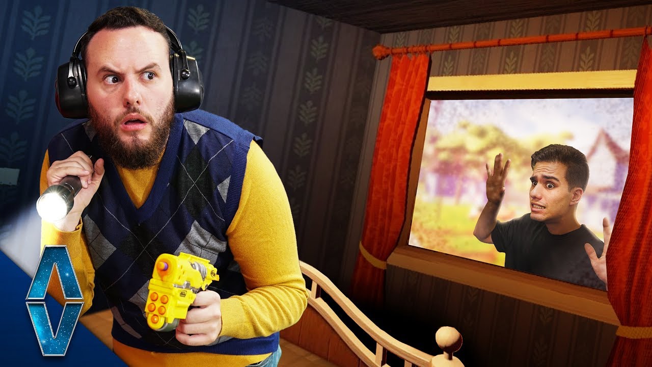 NERF DON'T Get Caught By The Neighbor Challenge!