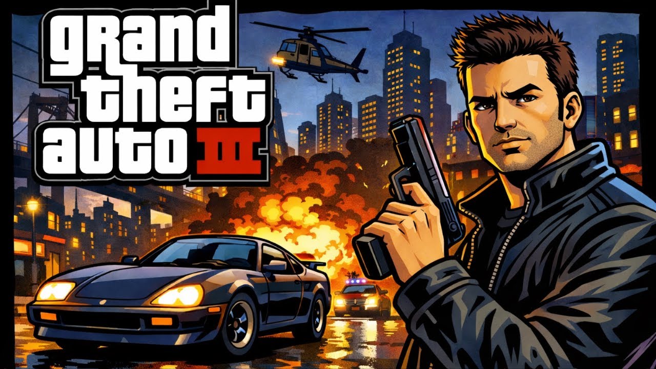 GTA 3 Full Story Playthrough | No Commentary