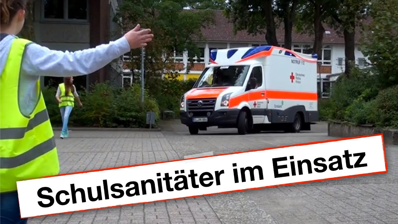 DRK Schulsanitäter im Einsatz