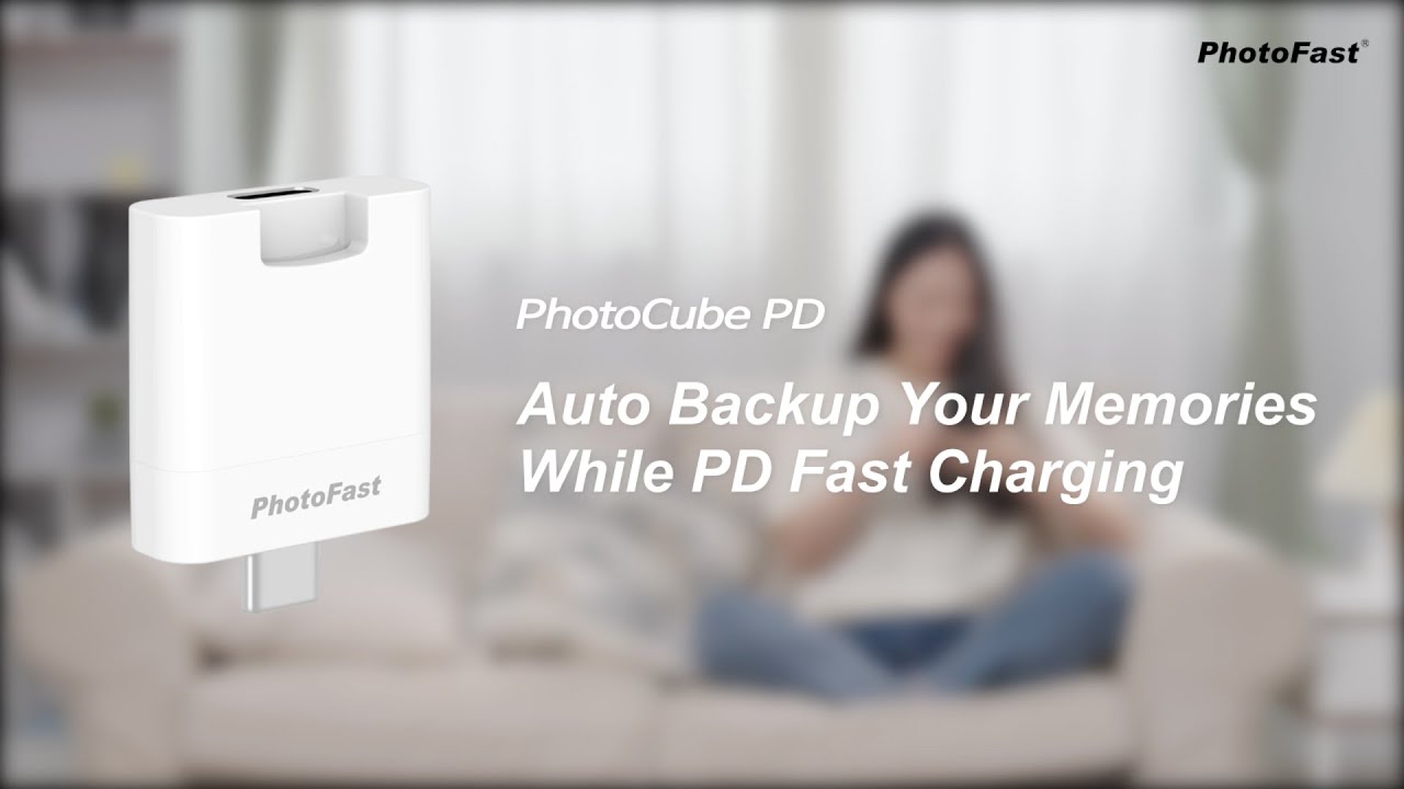 PhotoFast PhotoCube PD-Auto backup while PD fast Charging