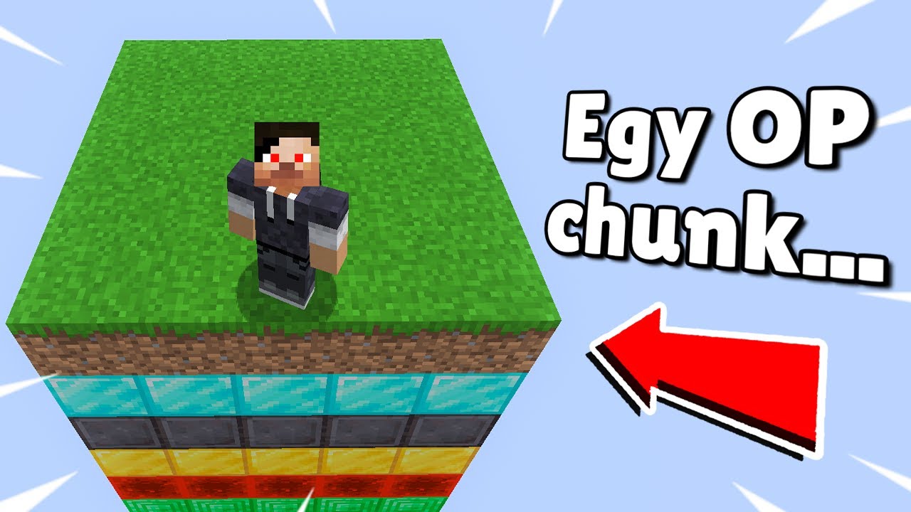 Minecraft, De Csak EGY OP CHUNK Van 😳