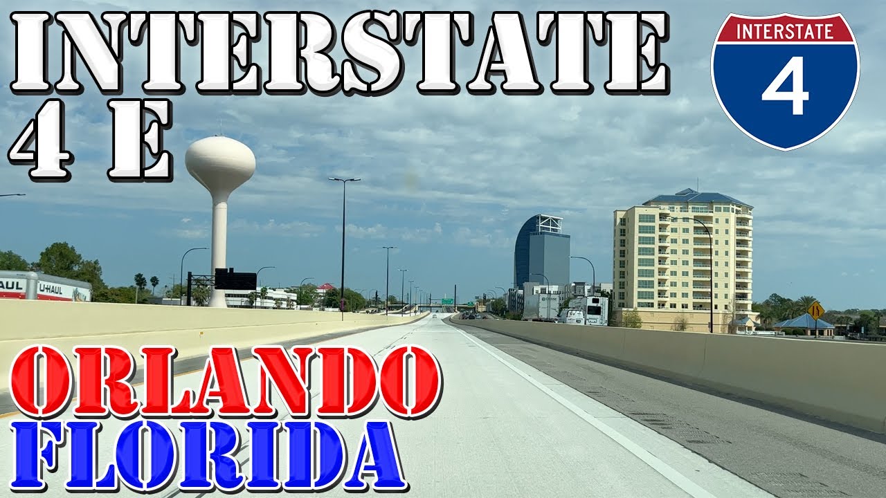 I-4 East - Orlando to Daytona Beach - Florida - 4K Highway Drive