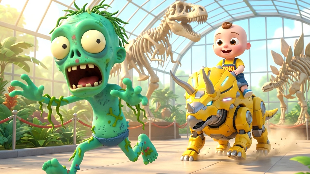 Monsters at Dinosaur Park! Don’t Steal Anything in the Park! | Baby Zoki Nursery Rhymes & Kids Songs