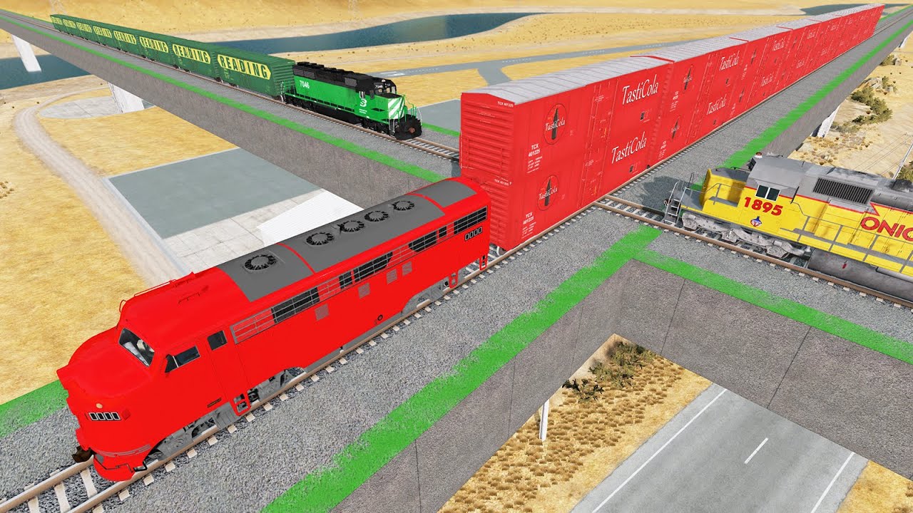 Tasti Cola Train Fails #30 – BeamNG Drive | Dancing Cars