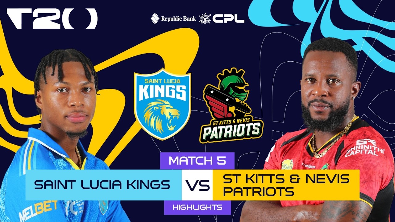 Highlights | Saint Lucia Kings vs Saint Kitts & Nevis Patriots | CPL 2026